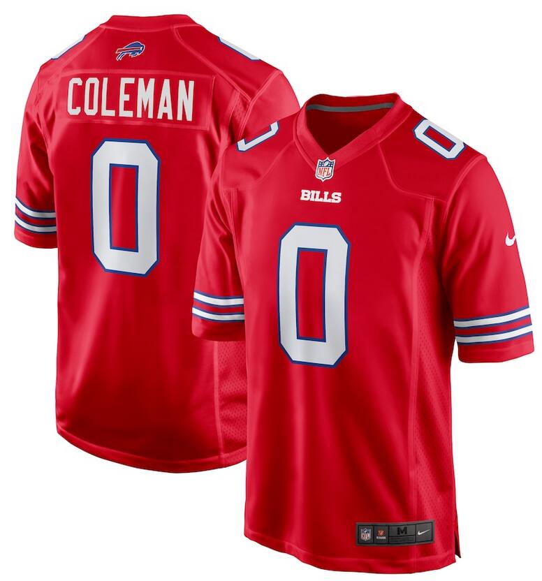 Men Buffalo Bills #0 Keon Coleman Nike Red Alternate Game Jersey->buffalo bills->NFL Jersey
